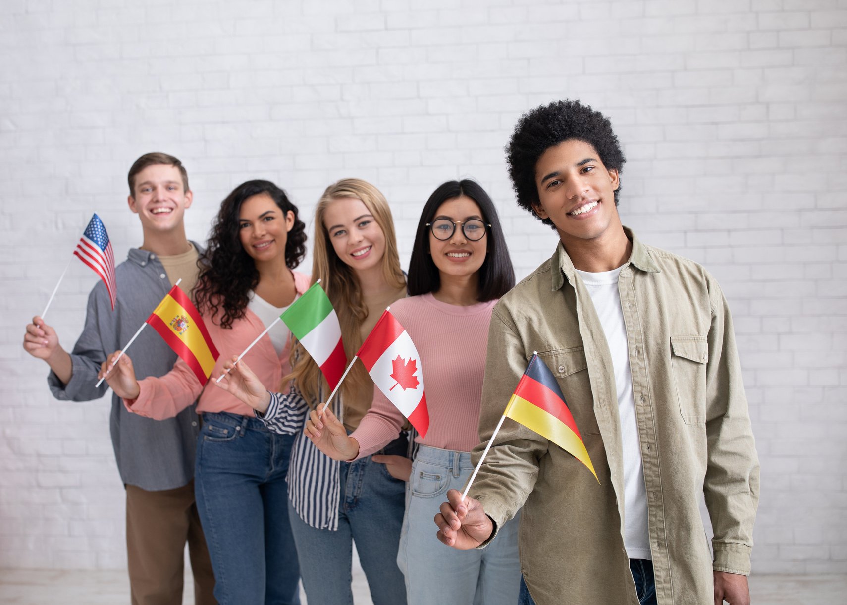 Portrait of International Students in the Studio 